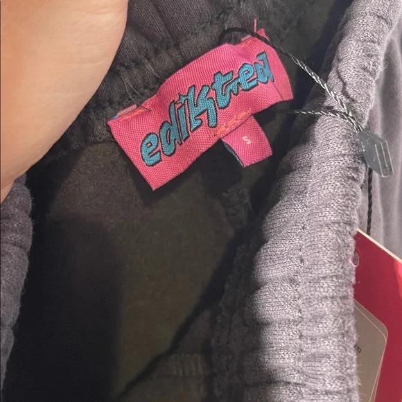 EDIKTED WOMENS BONNEY BOW DETAIL SWEATPANTS WIDE LEG SMALL NWT - Picture 7 of 8